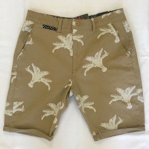 Khaki Palm Tree Marx & Dutch Shorts